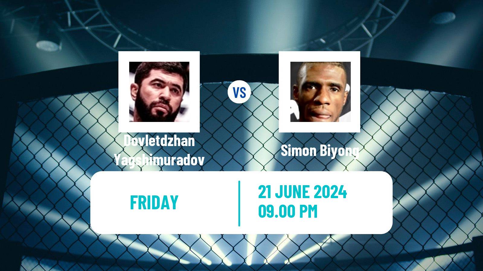 MMA Light Heavyweight Pfl Men Dovletdzhan Yagshimuradov - Simon Biyong