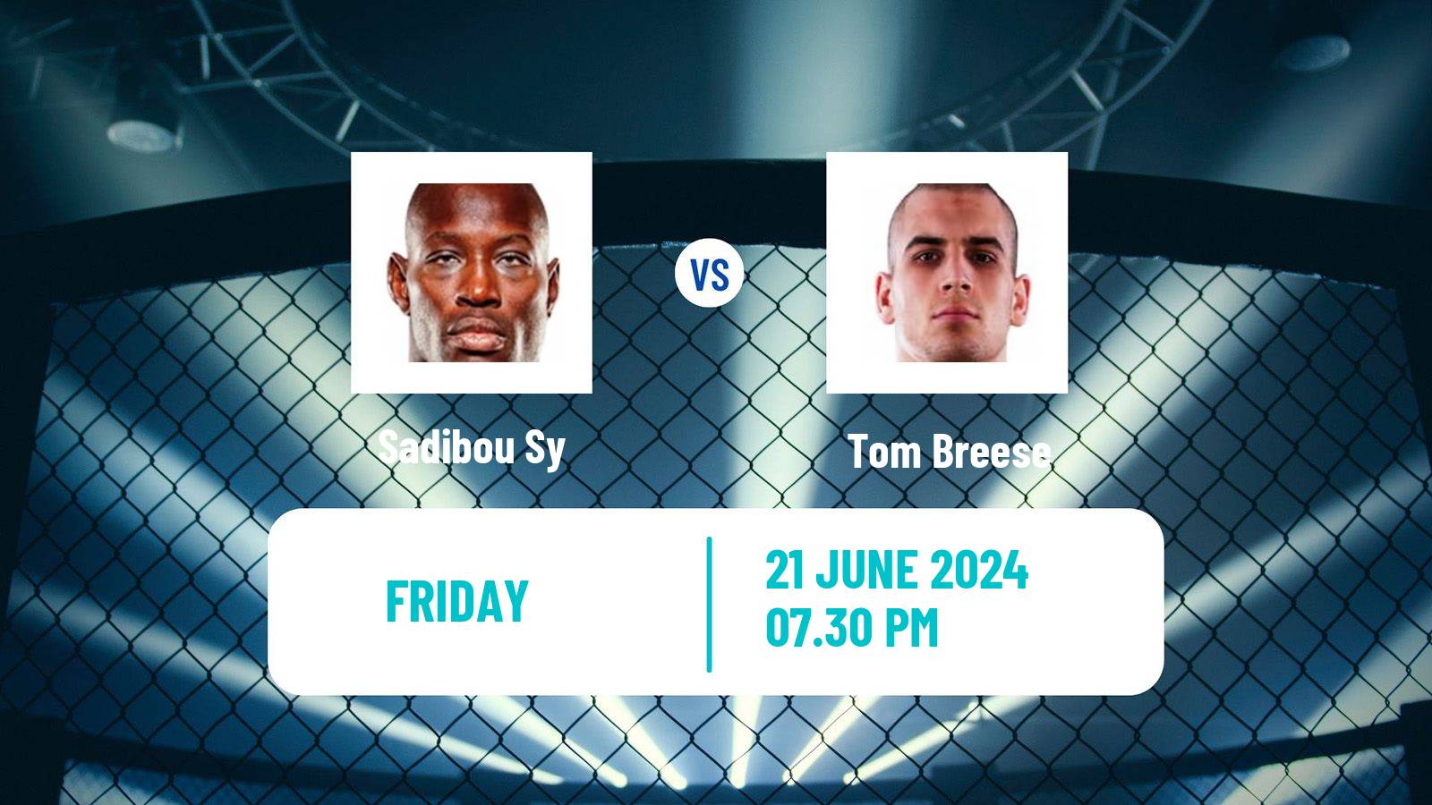 MMA Light Heavyweight Pfl Men Sadibou Sy - Tom Breese