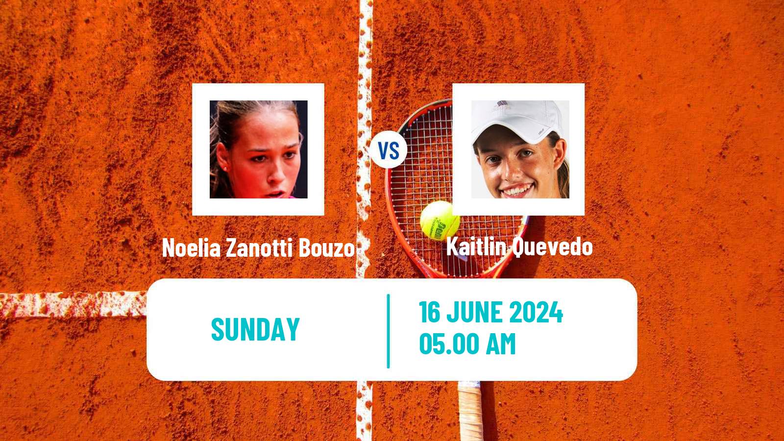 Tennis ITF W15 Madrid 2 Women Noelia Zanotti Bouzo - Kaitlin Quevedo