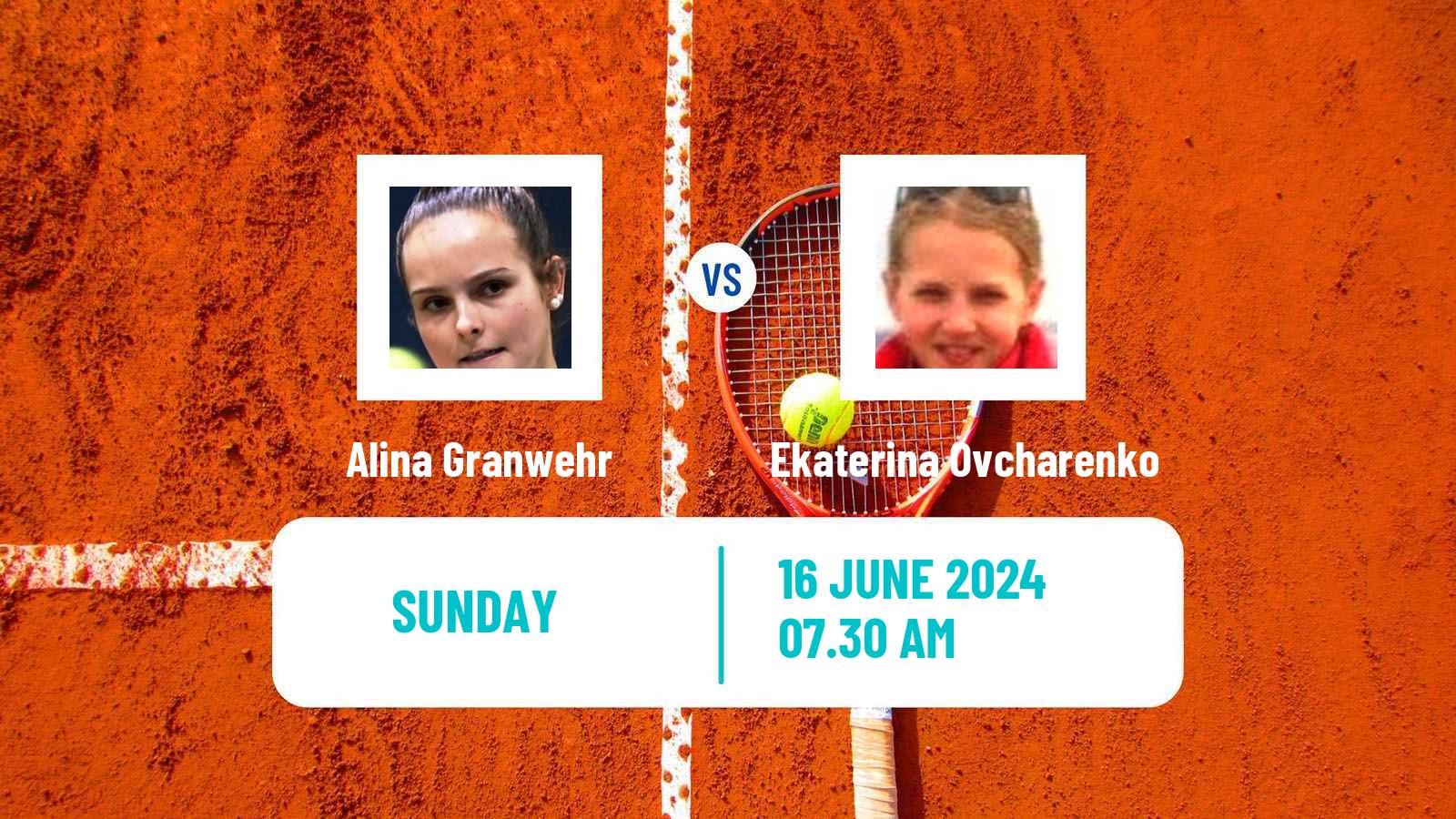 Tennis ITF W15 Norges La Ville Women Alina Granwehr - Ekaterina Ovcharenko