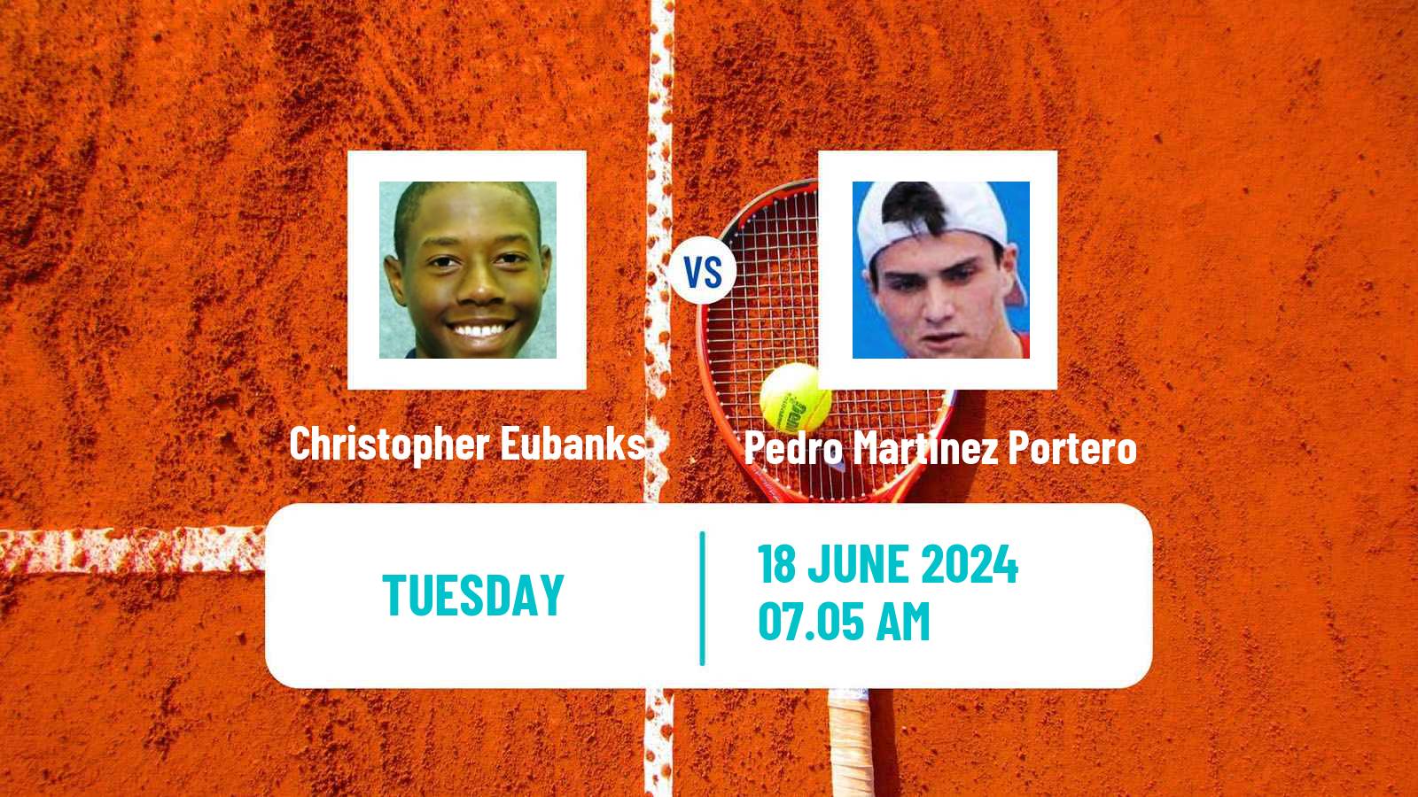 Tennis ATP Halle Christopher Eubanks - Pedro Martinez Portero