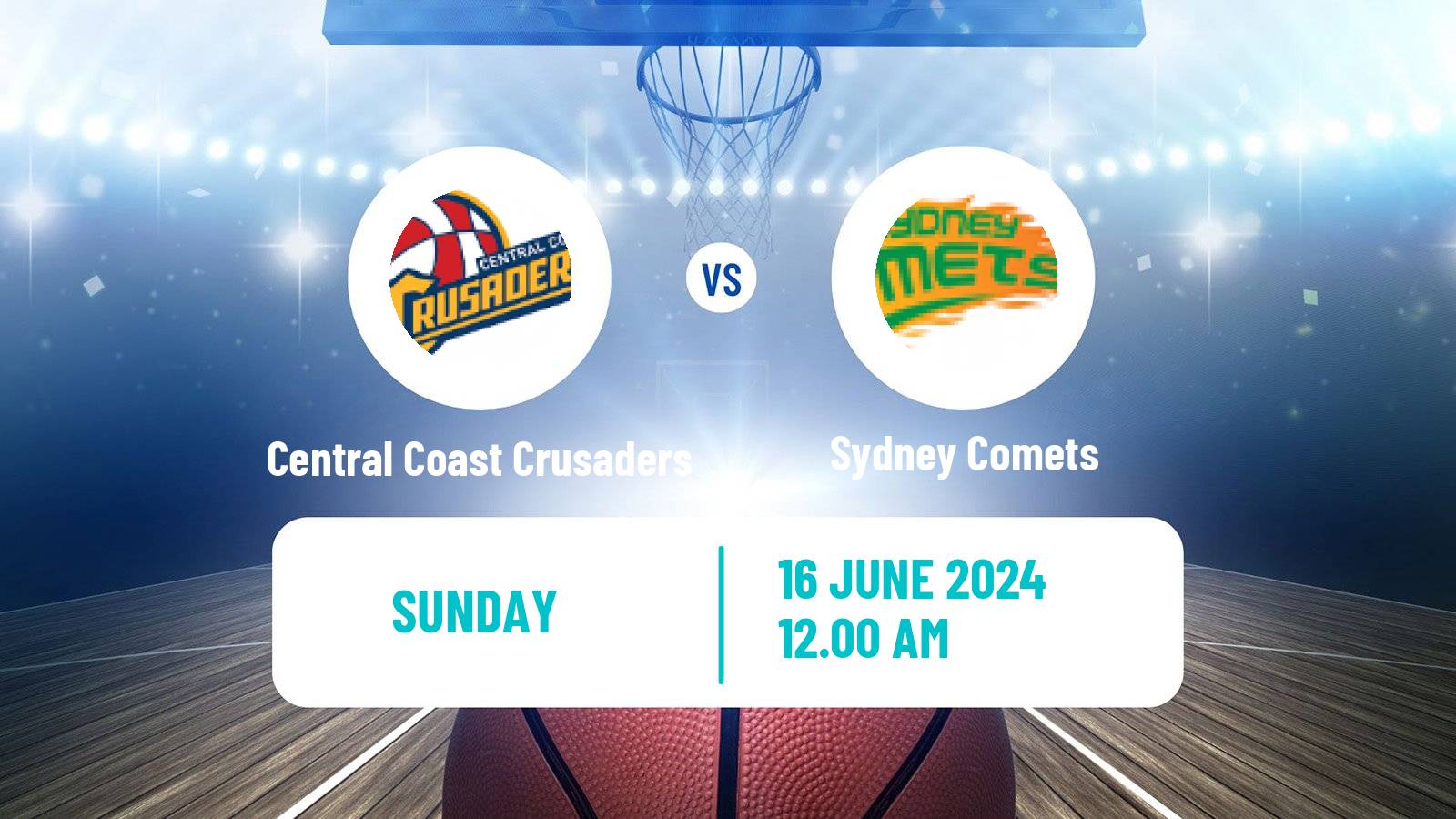 Basketball Australian NBL1 East Central Coast Crusaders - Sydney Comets