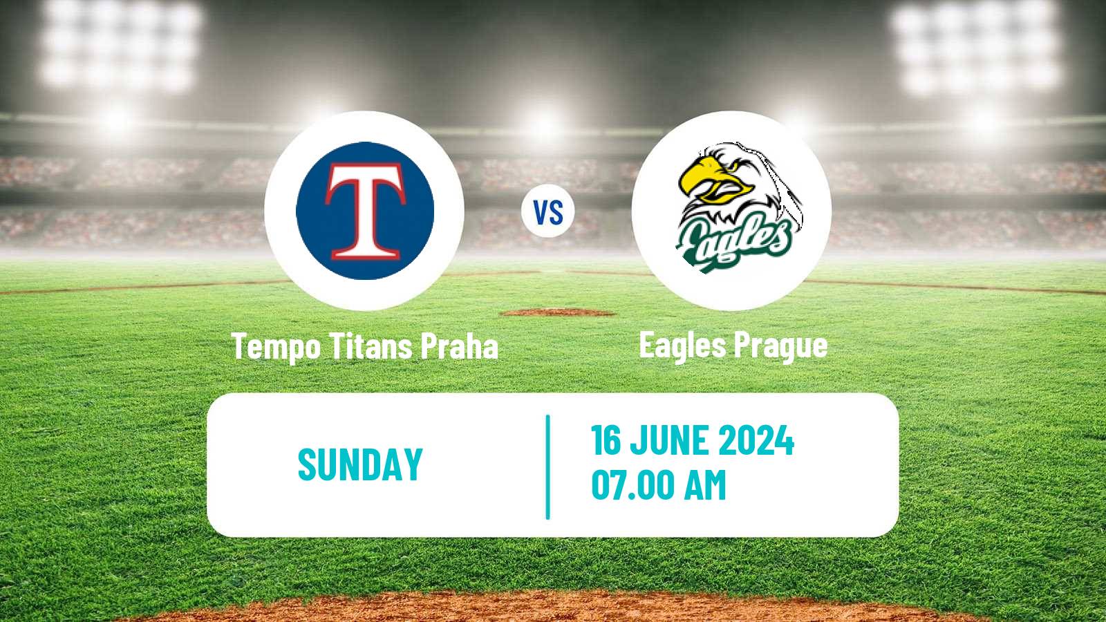 Baseball Czech Extraliga Baseball Tempo Titans Praha - Eagles Prague