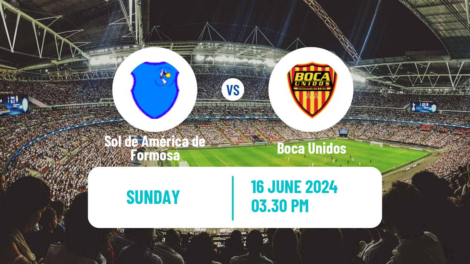 Soccer Argentinian Torneo Federal Sol de América de Formosa - Boca Unidos