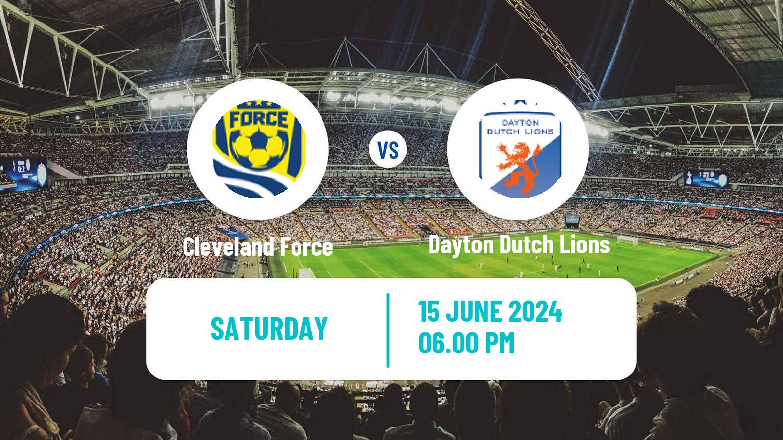 Soccer USL League Two Cleveland Force - Dayton Dutch Lions