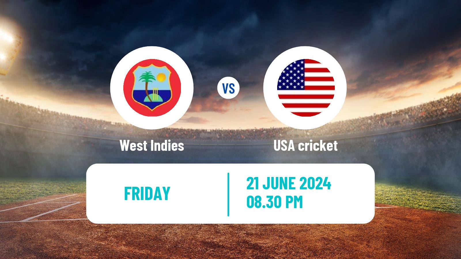 Cricket ICC World Twenty20 West Indies - USA