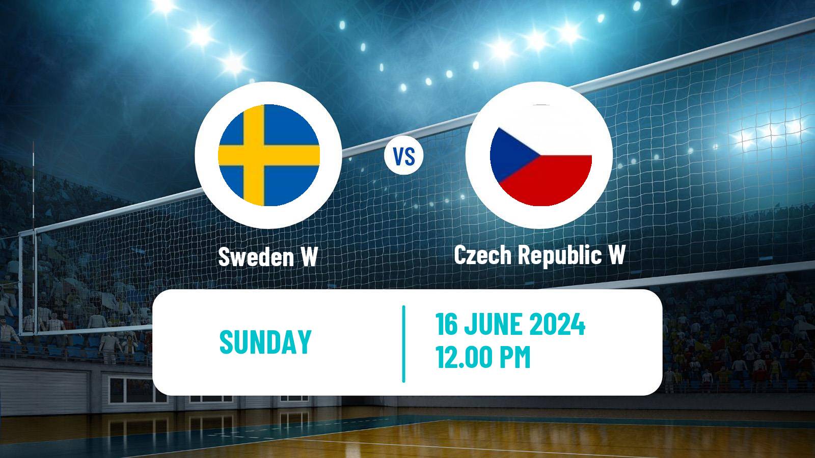 Volleyball Golden European League Volleyball Women Sweden W - Czech Republic W