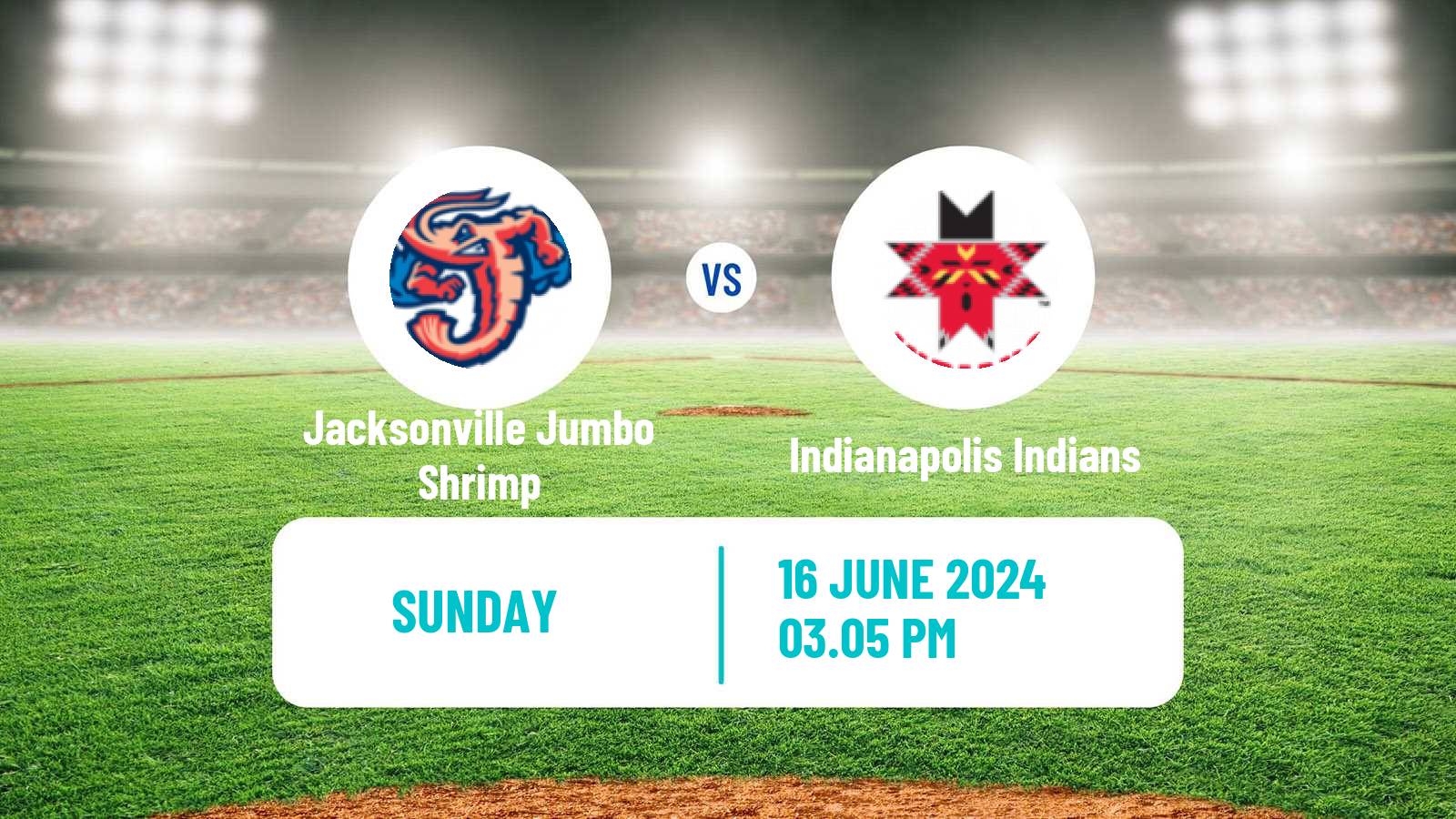 Baseball IL Jacksonville Jumbo Shrimp - Indianapolis Indians