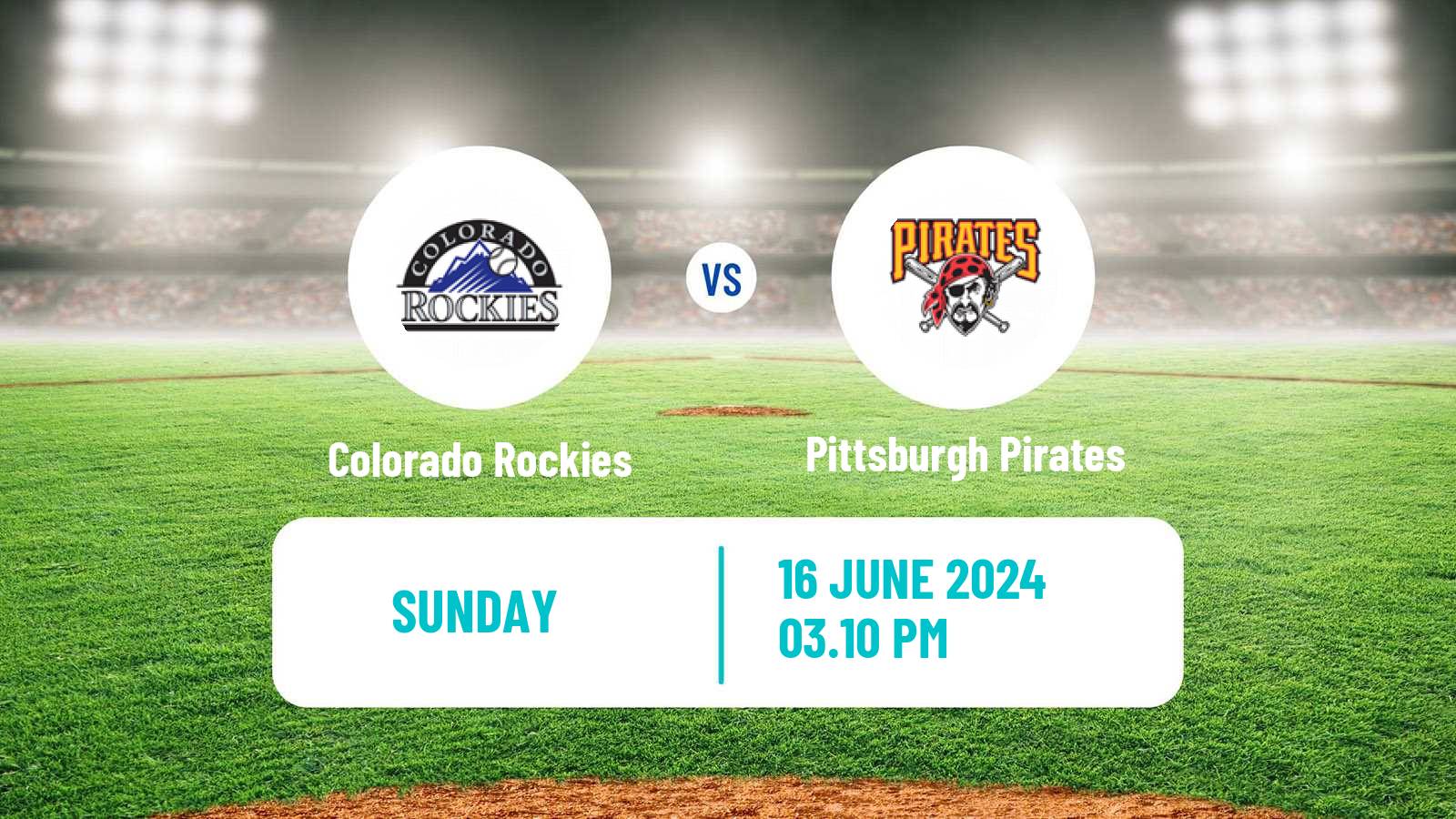 Baseball MLB Colorado Rockies - Pittsburgh Pirates