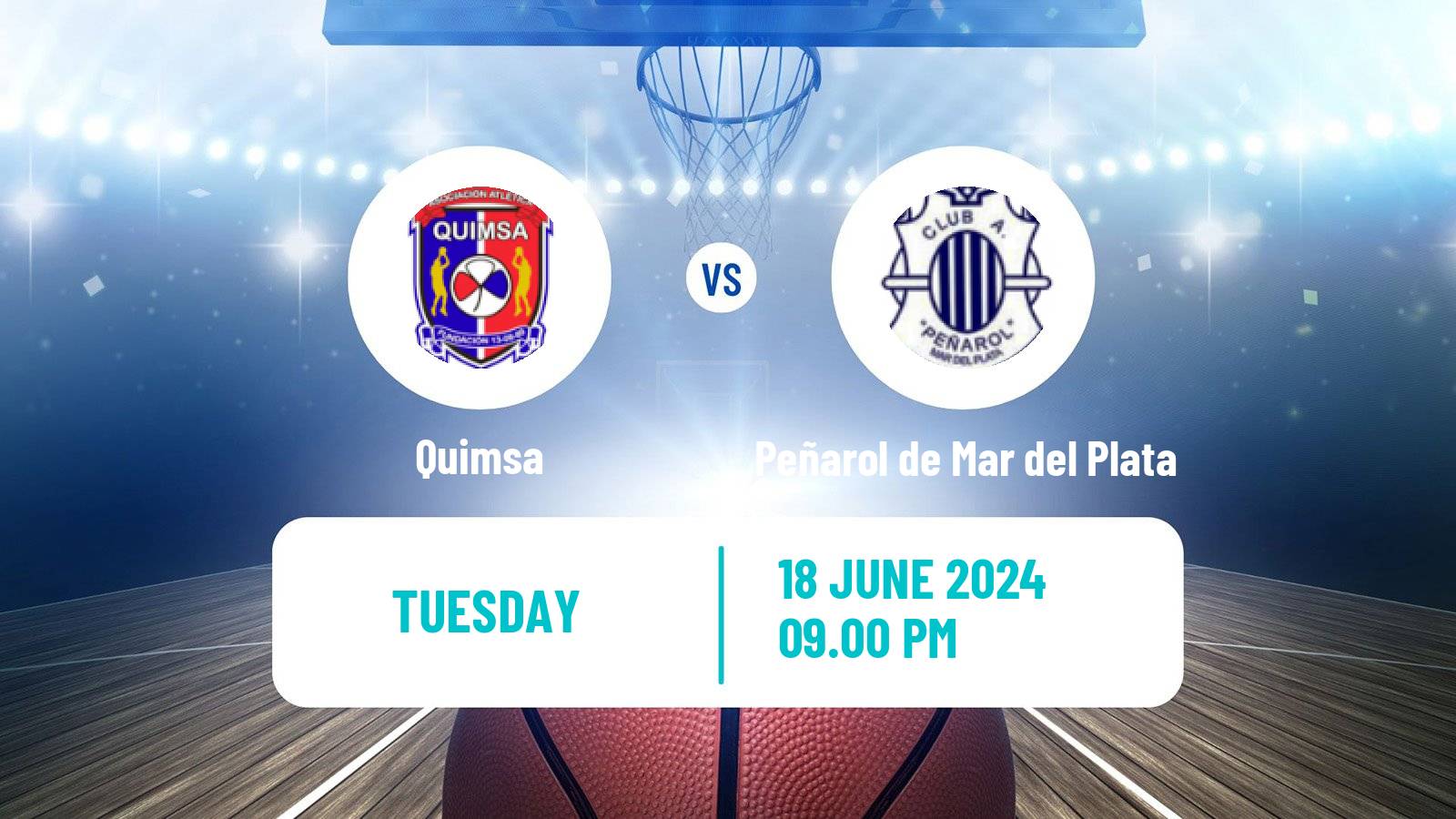 Basketball Argentinian LNB Quimsa - Peñarol de Mar del Plata