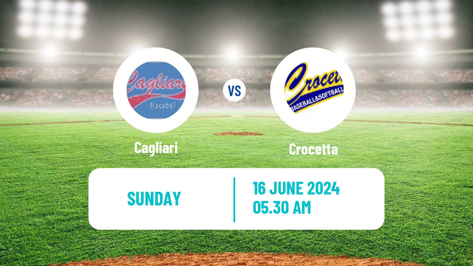 Baseball Italian Serie A1 Baseball Cagliari - Crocetta