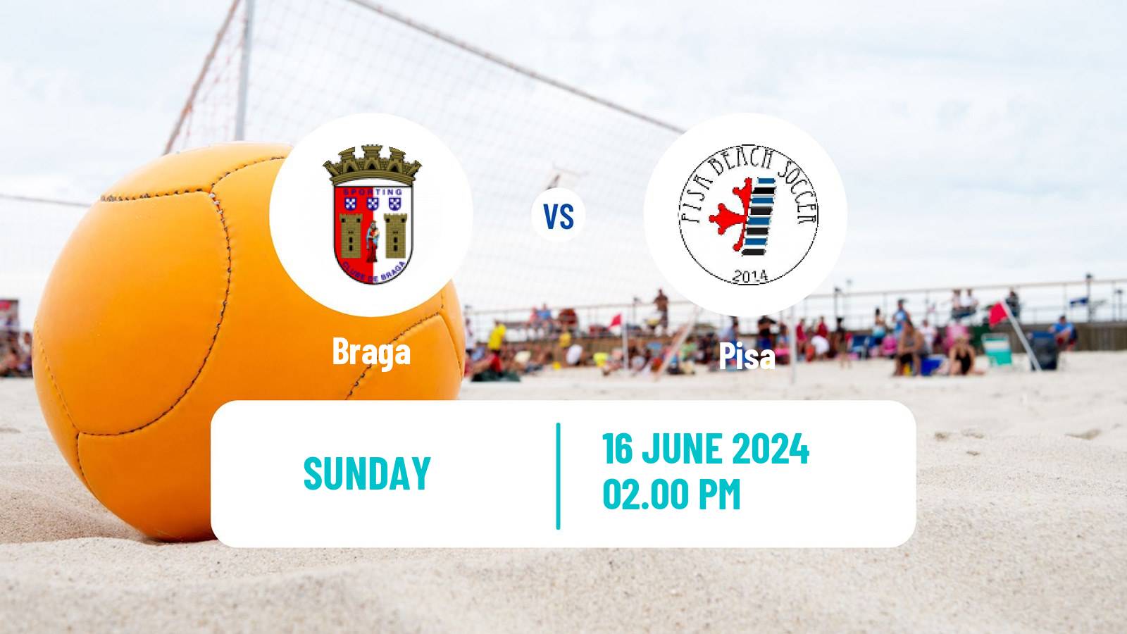 Beach soccer Euro Winners Cup Braga - Pisa