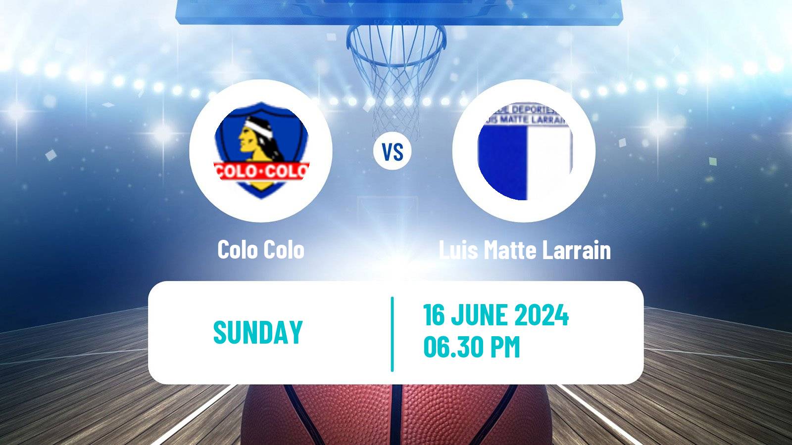 Basketball Chilean LNB 2 Colo Colo - Luis Matte Larrain