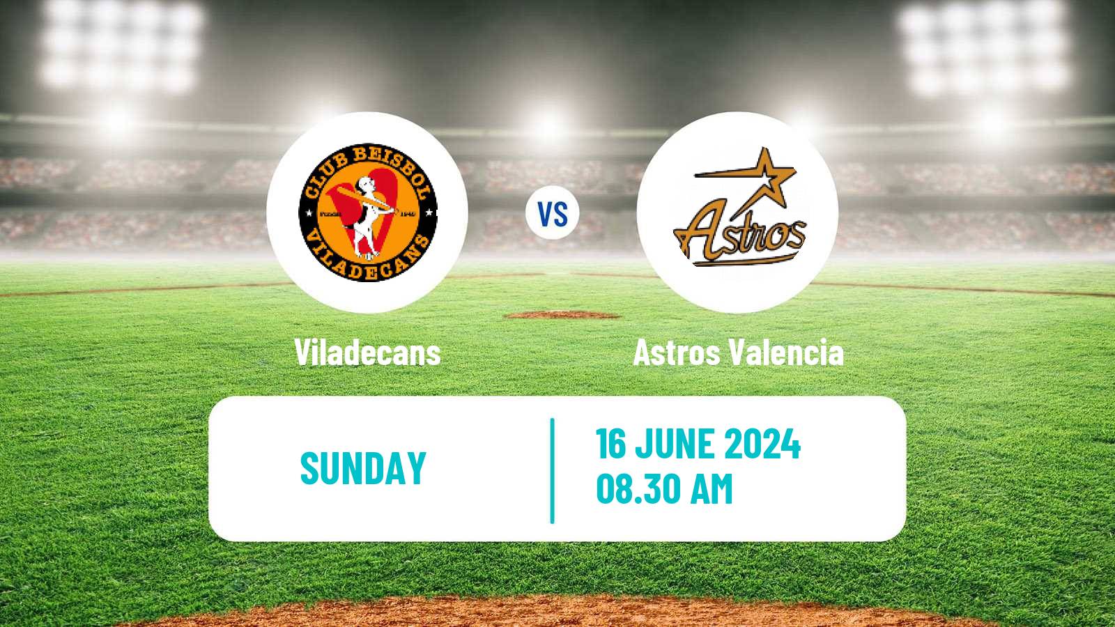 Baseball Spanish Division de Honor Baseball Viladecans - Astros Valencia