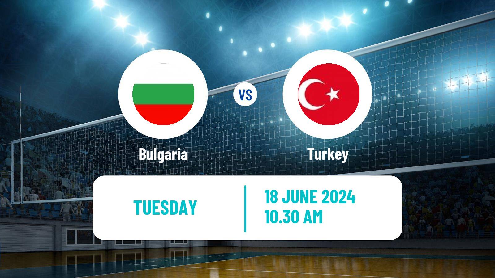 Volleyball Nations League Volleyball Bulgaria - Turkey