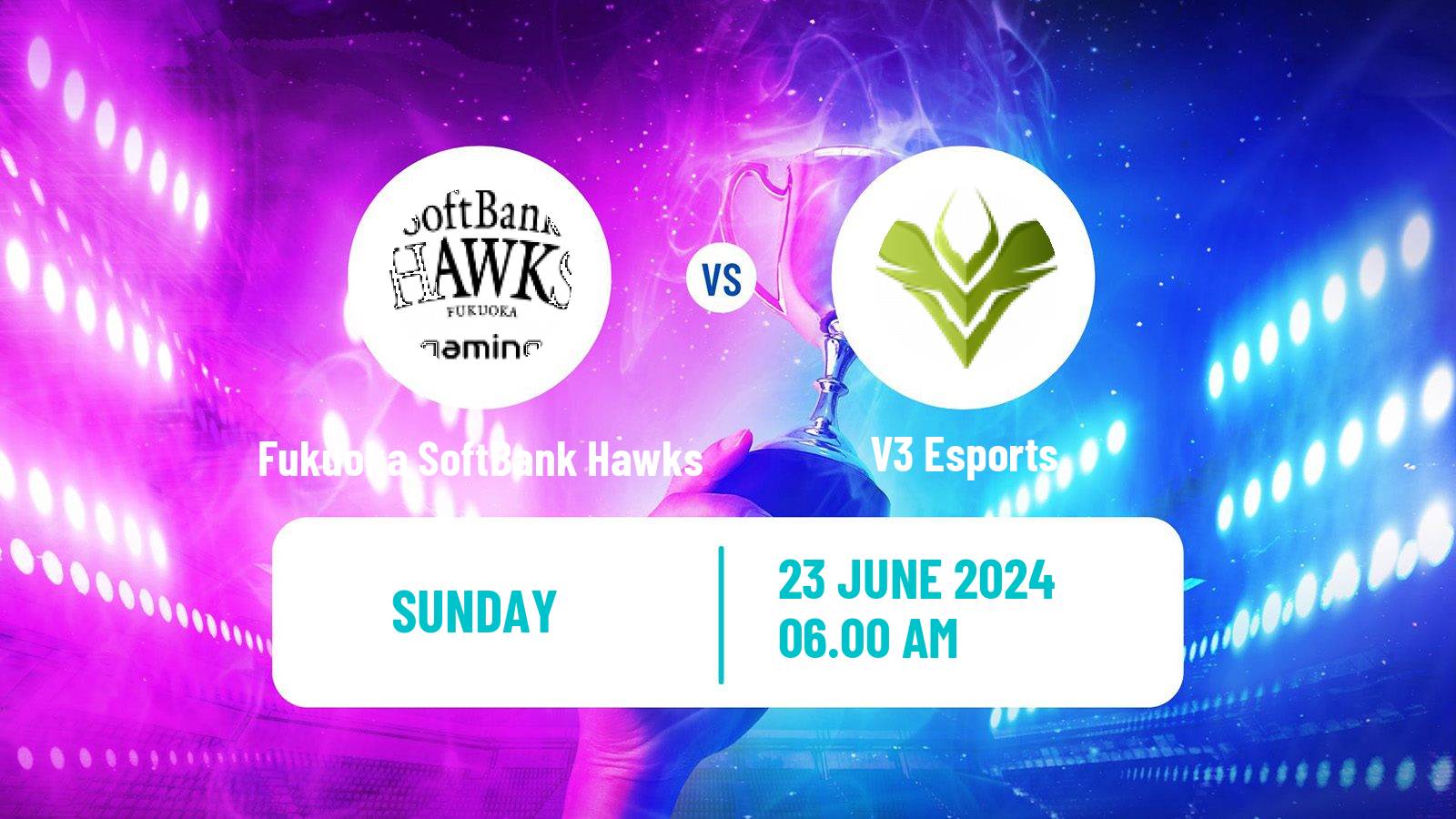 Esports League Of Legends Ljl Fukuoka SoftBank Hawks - V3 Esports