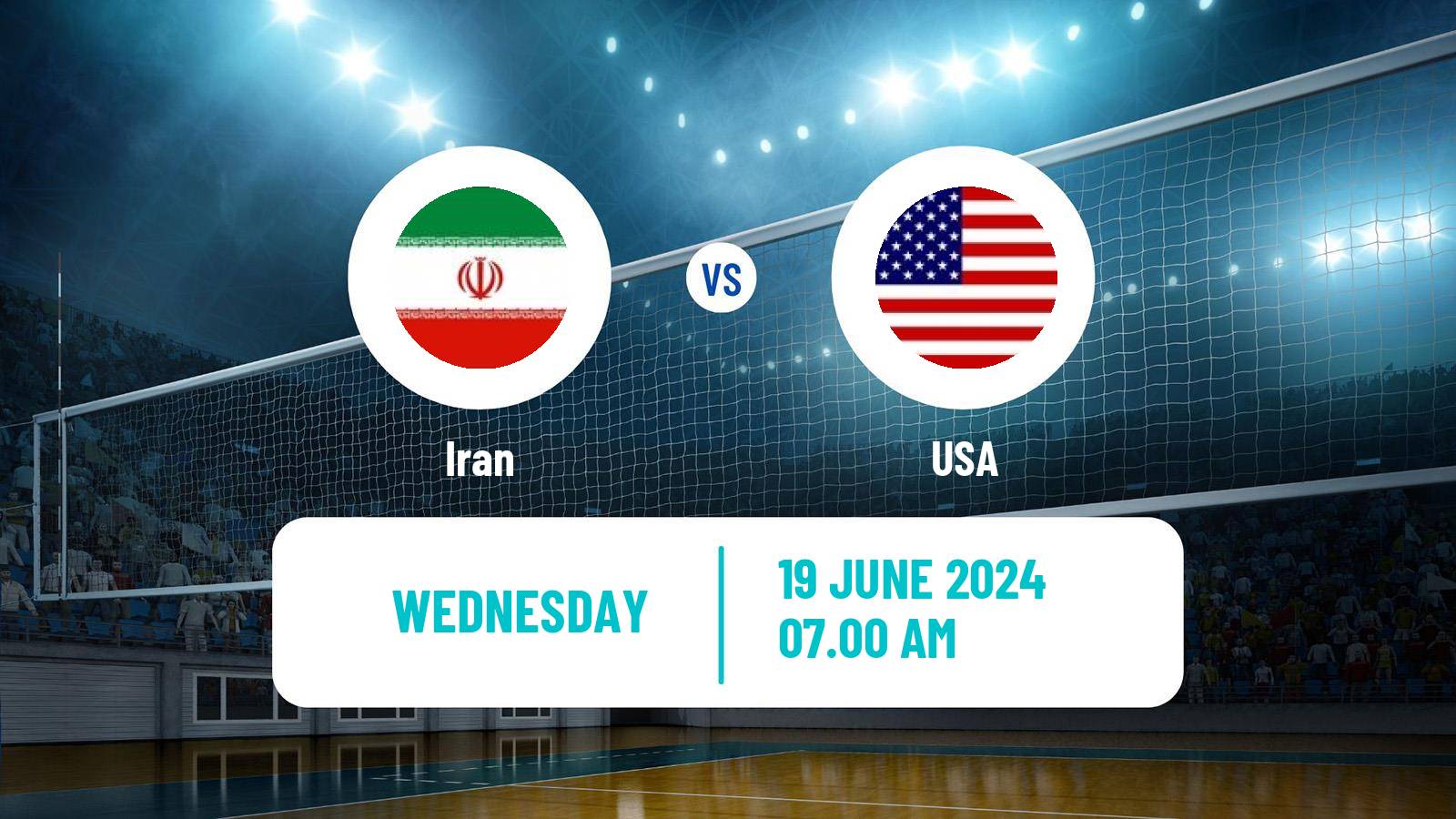 Volleyball Nations League Volleyball Iran - USA