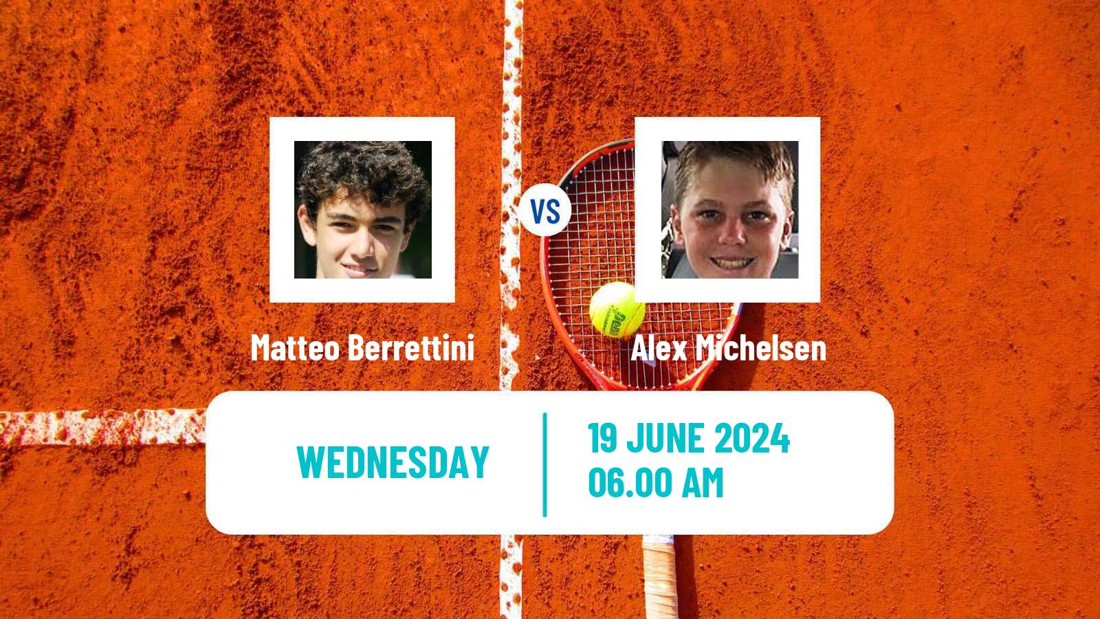 Tennis ATP Halle Matteo Berrettini - Alex Michelsen