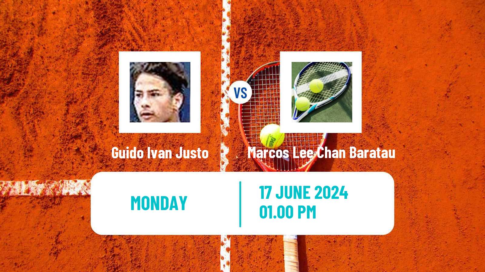 Tennis Santa Cruz 2 Challenger Men Guido Ivan Justo - Marcos Lee Chan Baratau