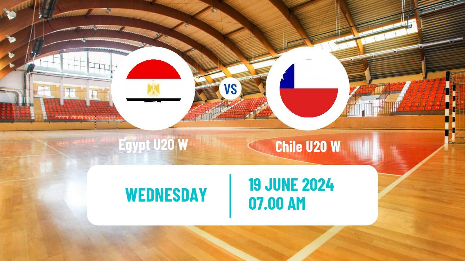 Handball World Championship U20 Handball Women Egypt U20 W - Chile U20 W