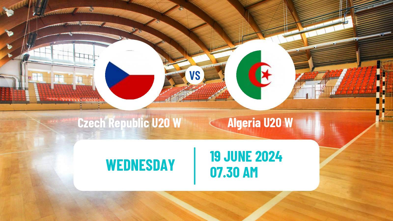 Handball World Championship U20 Handball Women Czech Republic U20 W - Algeria U20 W