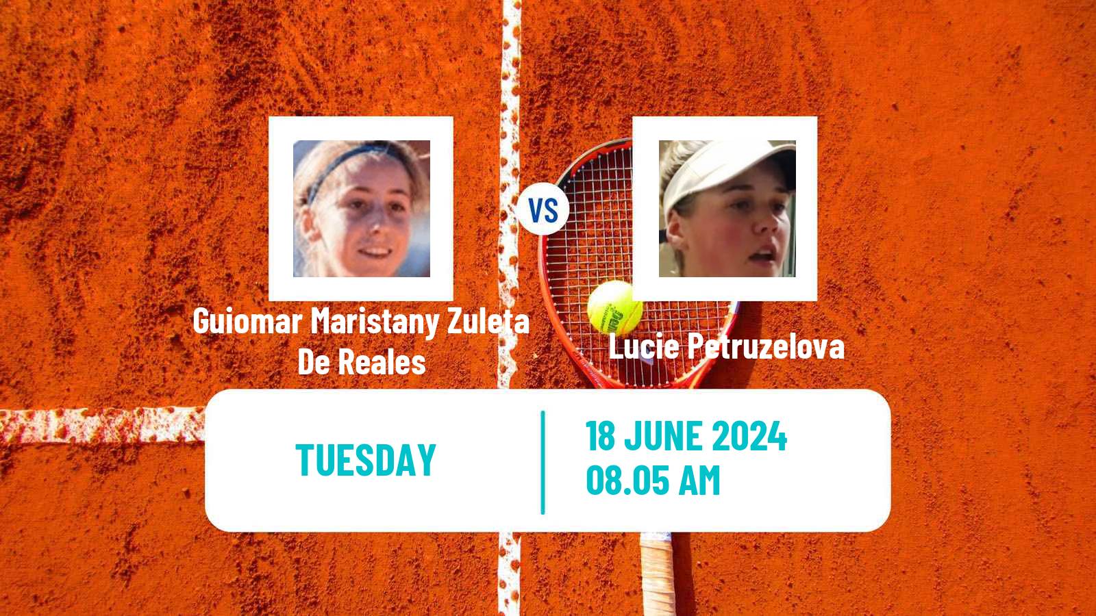 Tennis ITF W75 Olomouc Women 2024 Guiomar Maristany Zuleta De Reales - Lucie Petruzelova