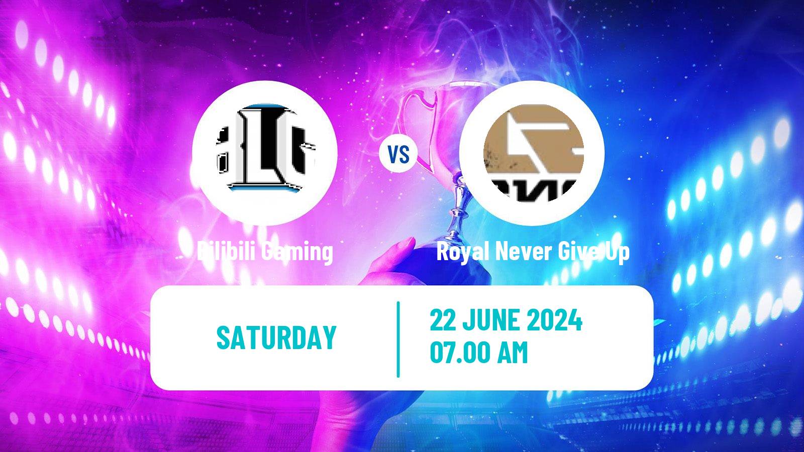 Esports League Of Legends Lpl Bilibili Gaming - Royal Never Give Up