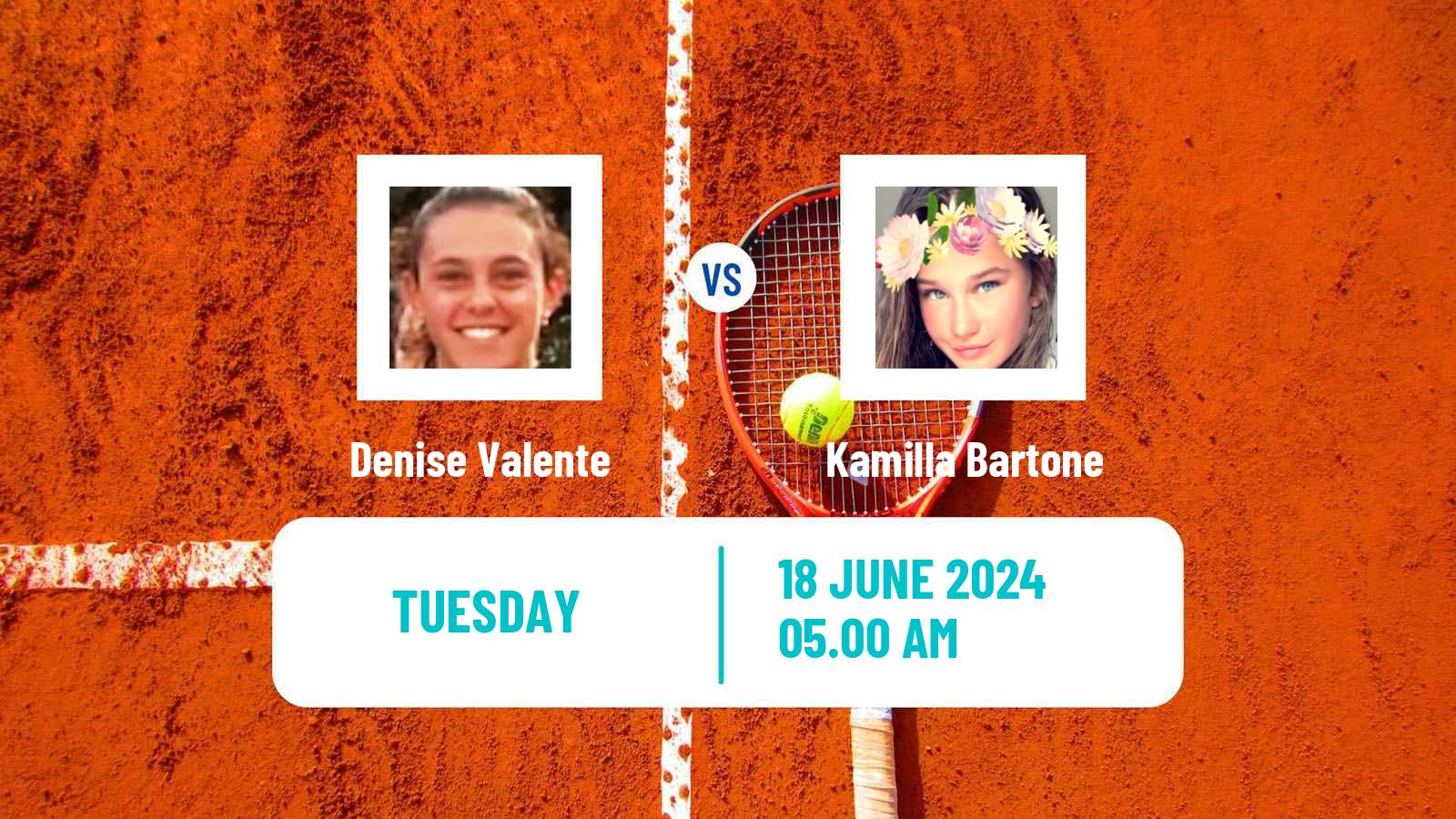 Tennis ITF W15 Bucharest 3 Women Denise Valente - Kamilla Bartone