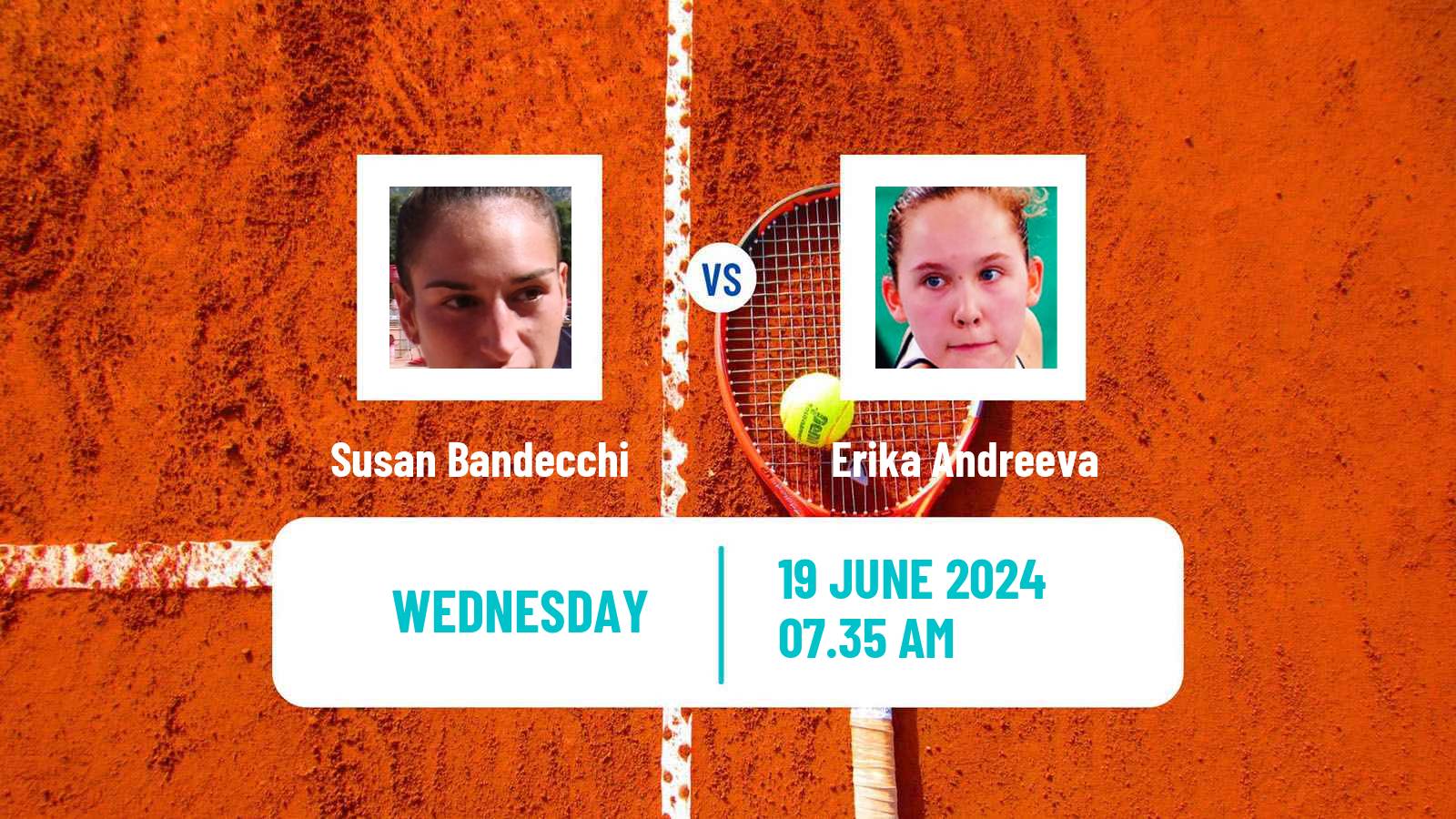 Tennis Gaiba Challenger Women Susan Bandecchi - Erika Andreeva