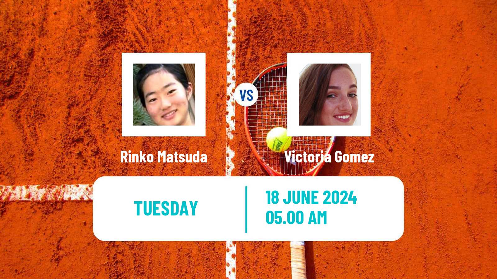 Tennis ITF W15 Monastir 23 Women Rinko Matsuda - Victoria Gomez