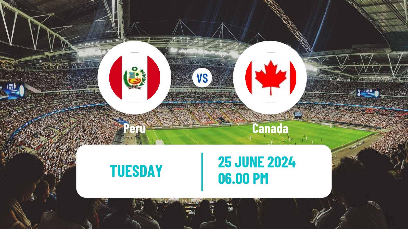 Soccer Copa America Peru - Canada