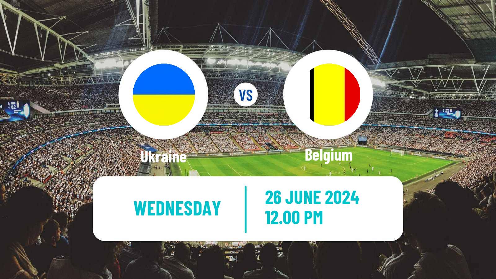 Soccer UEFA Euro Ukraine - Belgium