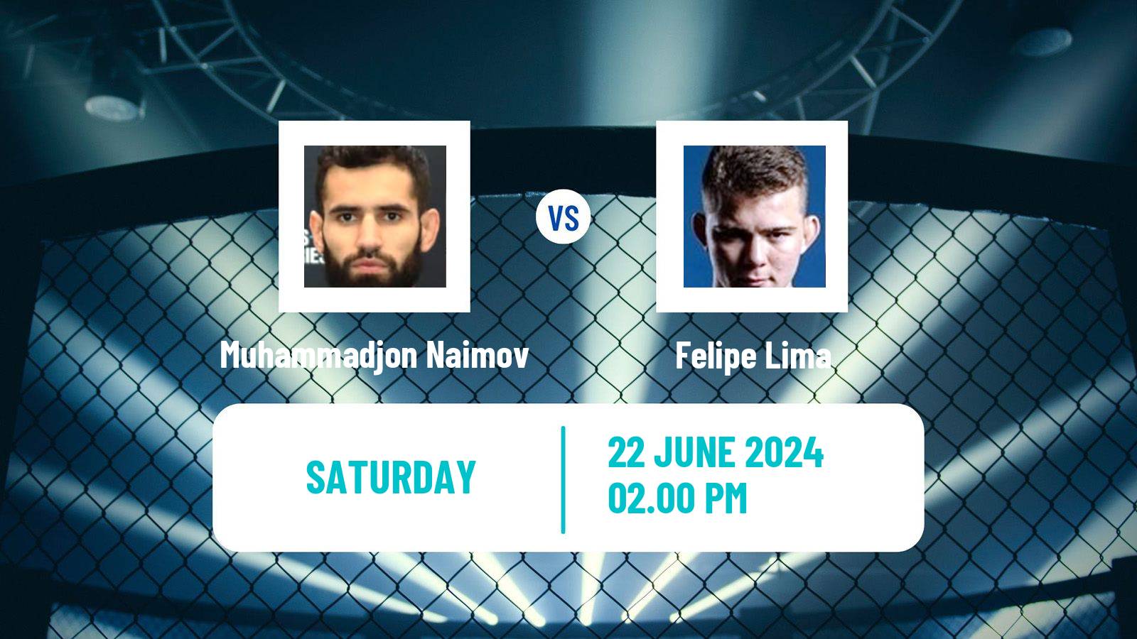 MMA Featherweight UFC Men Muhammadjon Naimov - Felipe Lima