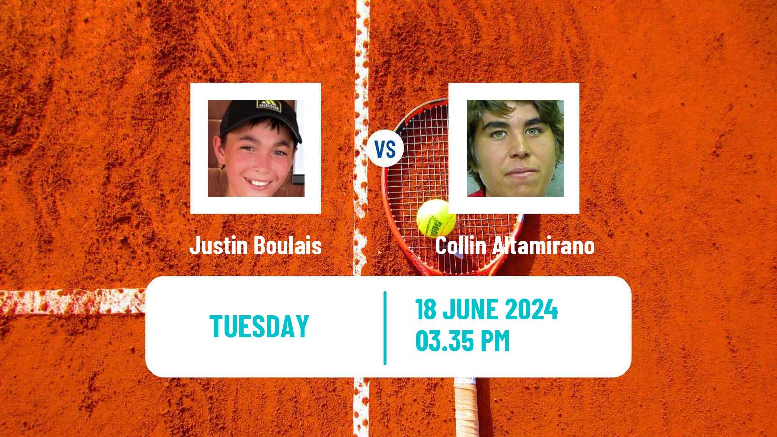 Tennis ITF M15 Rancho Santa Fe Ca Men Justin Boulais - Collin Altamirano