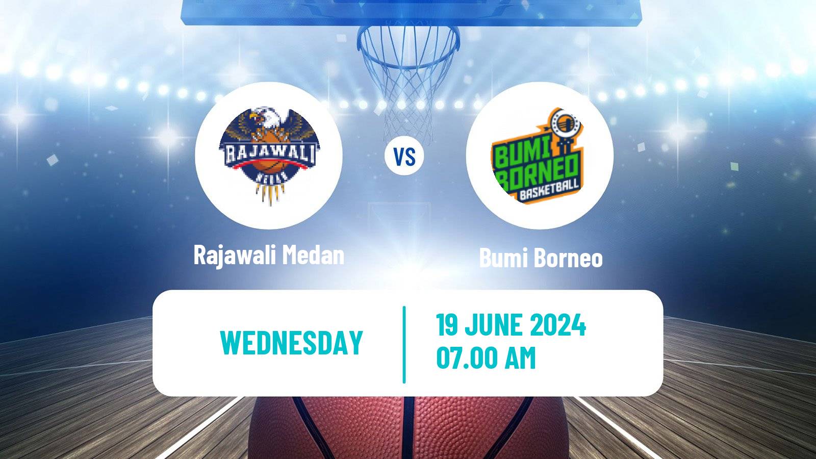 Basketball Indonesian IBL Rajawali Medan - Bumi Borneo