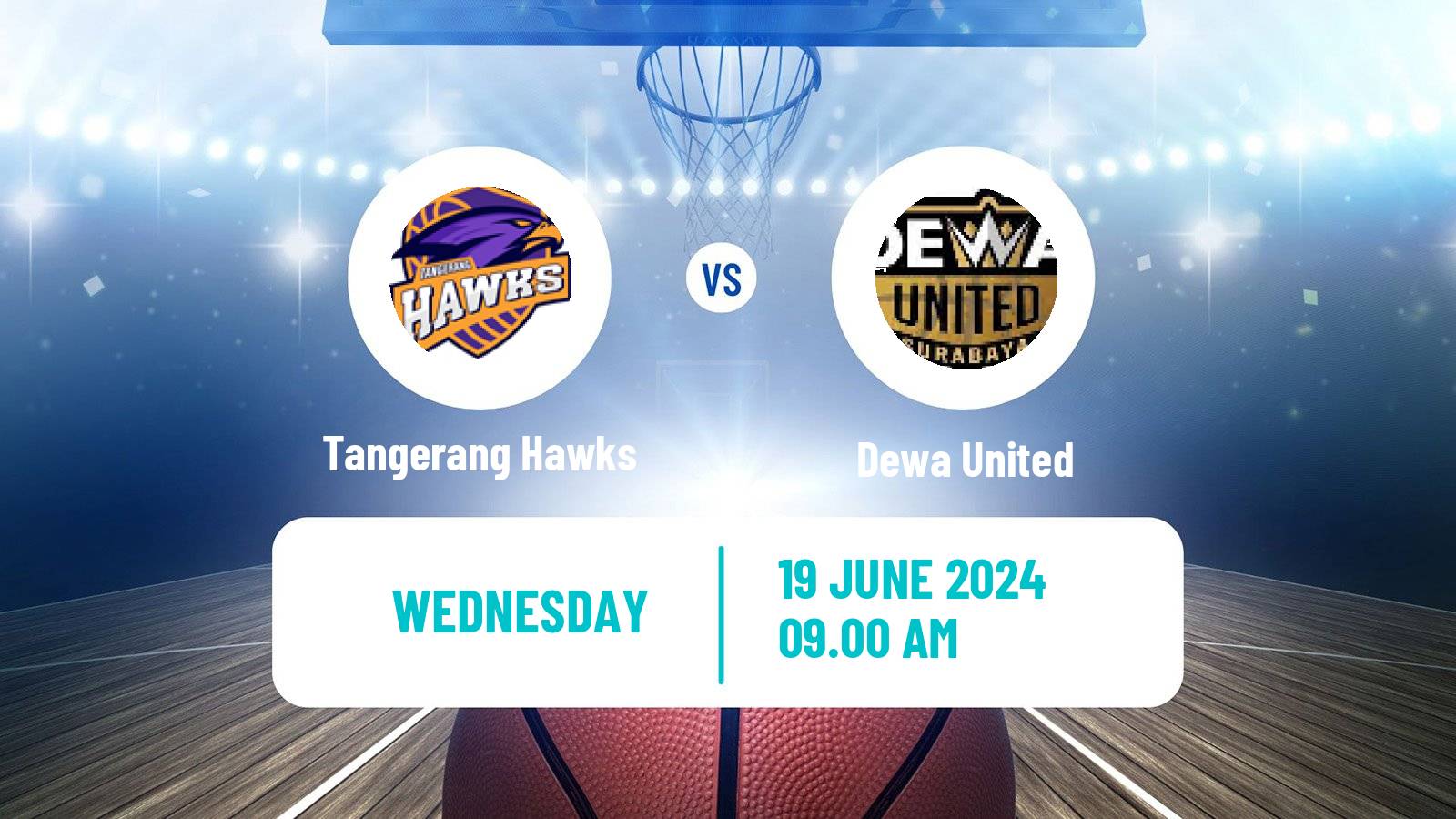 Basketball Indonesian IBL Tangerang Hawks - Dewa United