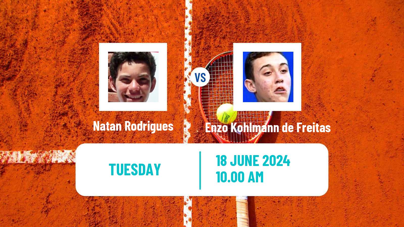 Tennis ITF M15 Monastir 25 Men Natan Rodrigues - Enzo Kohlmann de Freitas