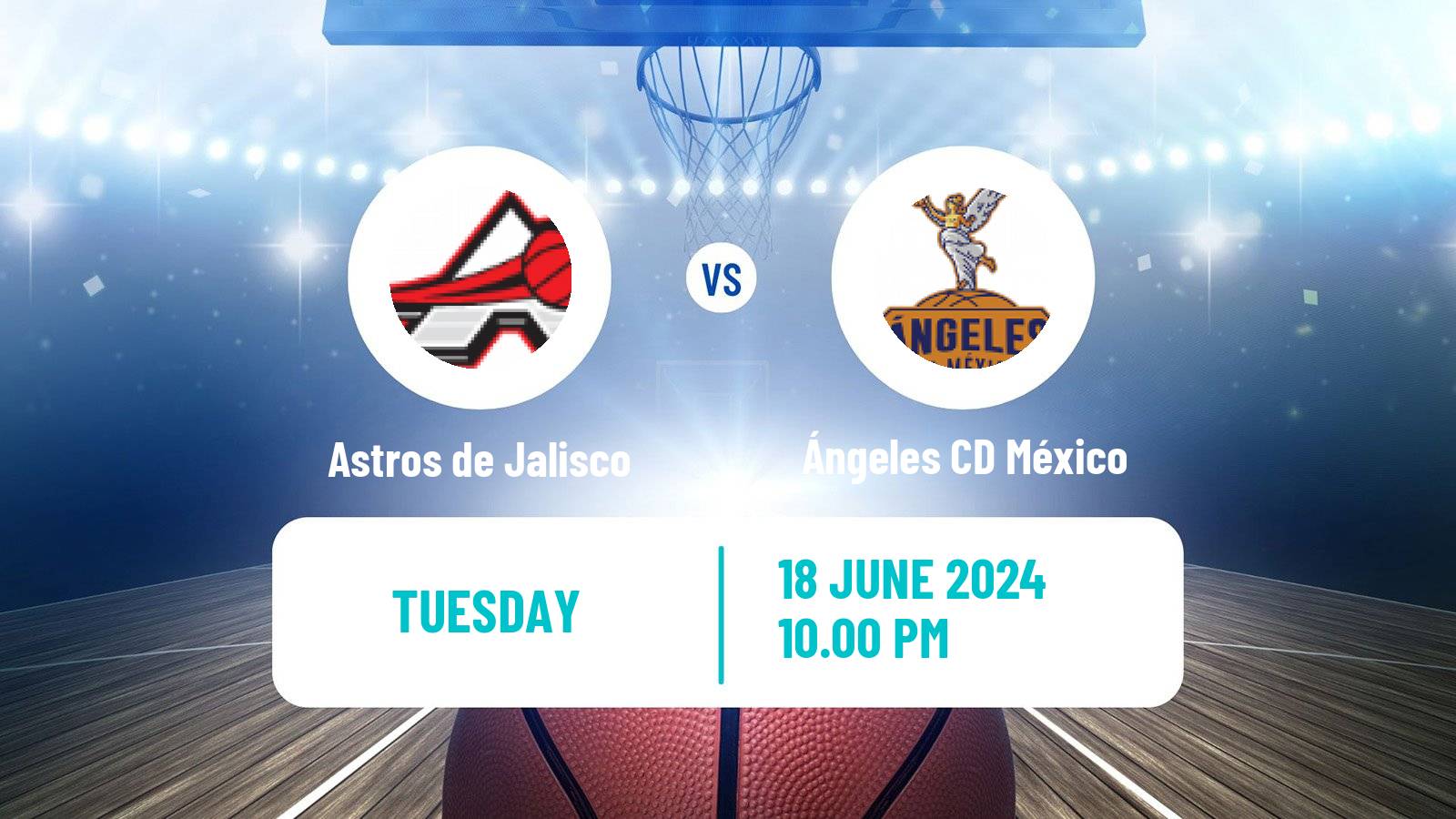 Basketball Mexican CIBACOPA Astros de Jalisco - Ángeles CD México