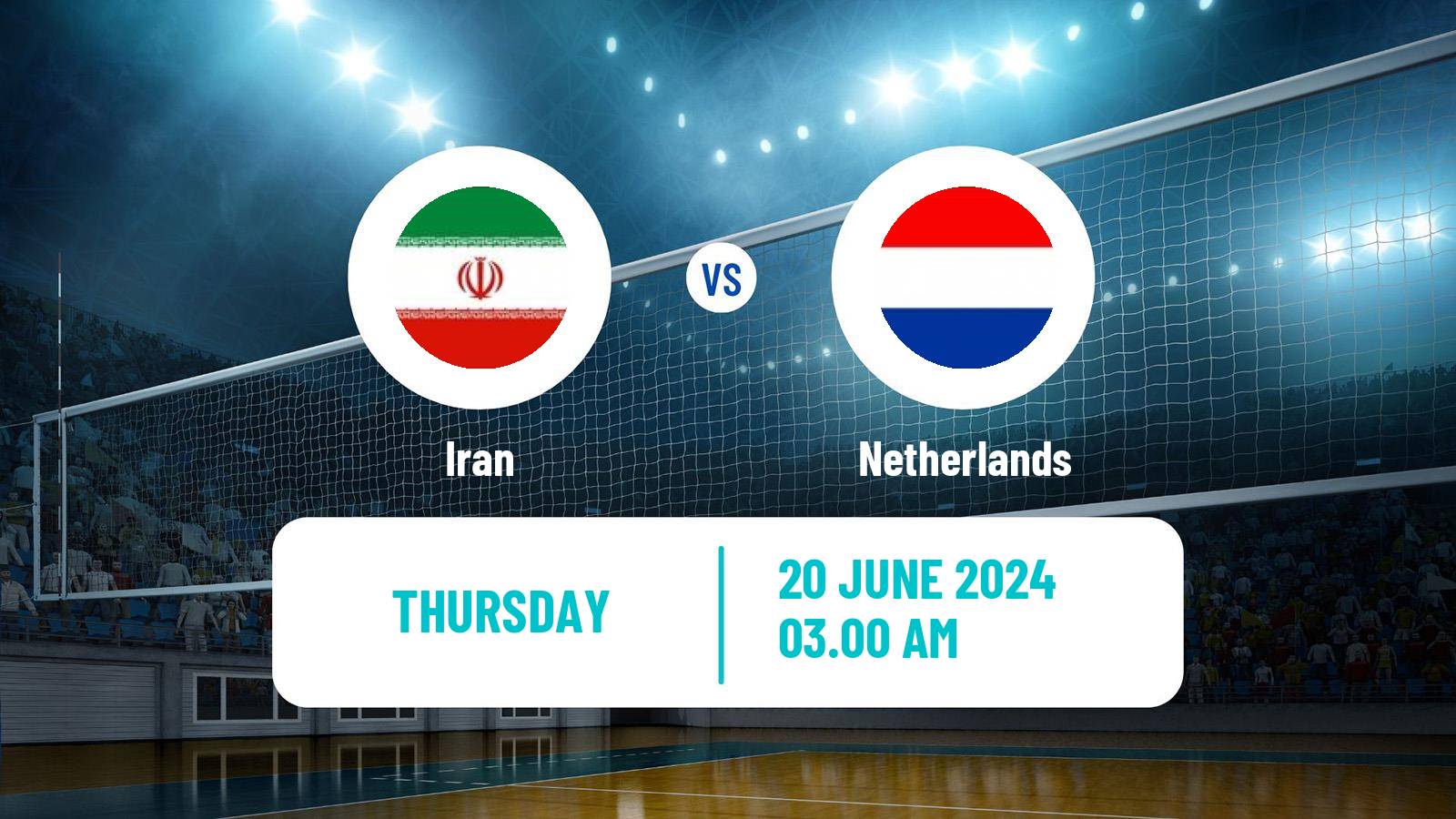 Volleyball Nations League Volleyball Iran - Netherlands