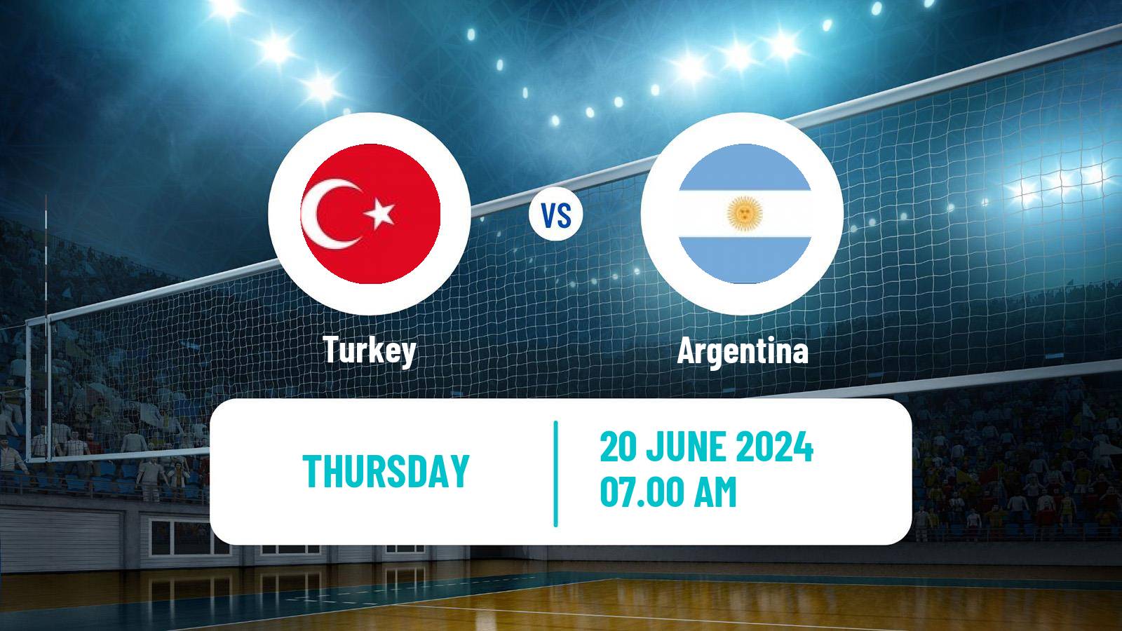 Volleyball Nations League Volleyball Turkey - Argentina