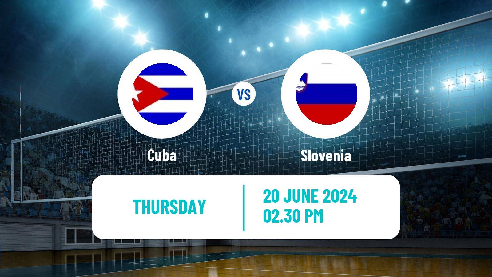 Volleyball Nations League Volleyball Cuba - Slovenia