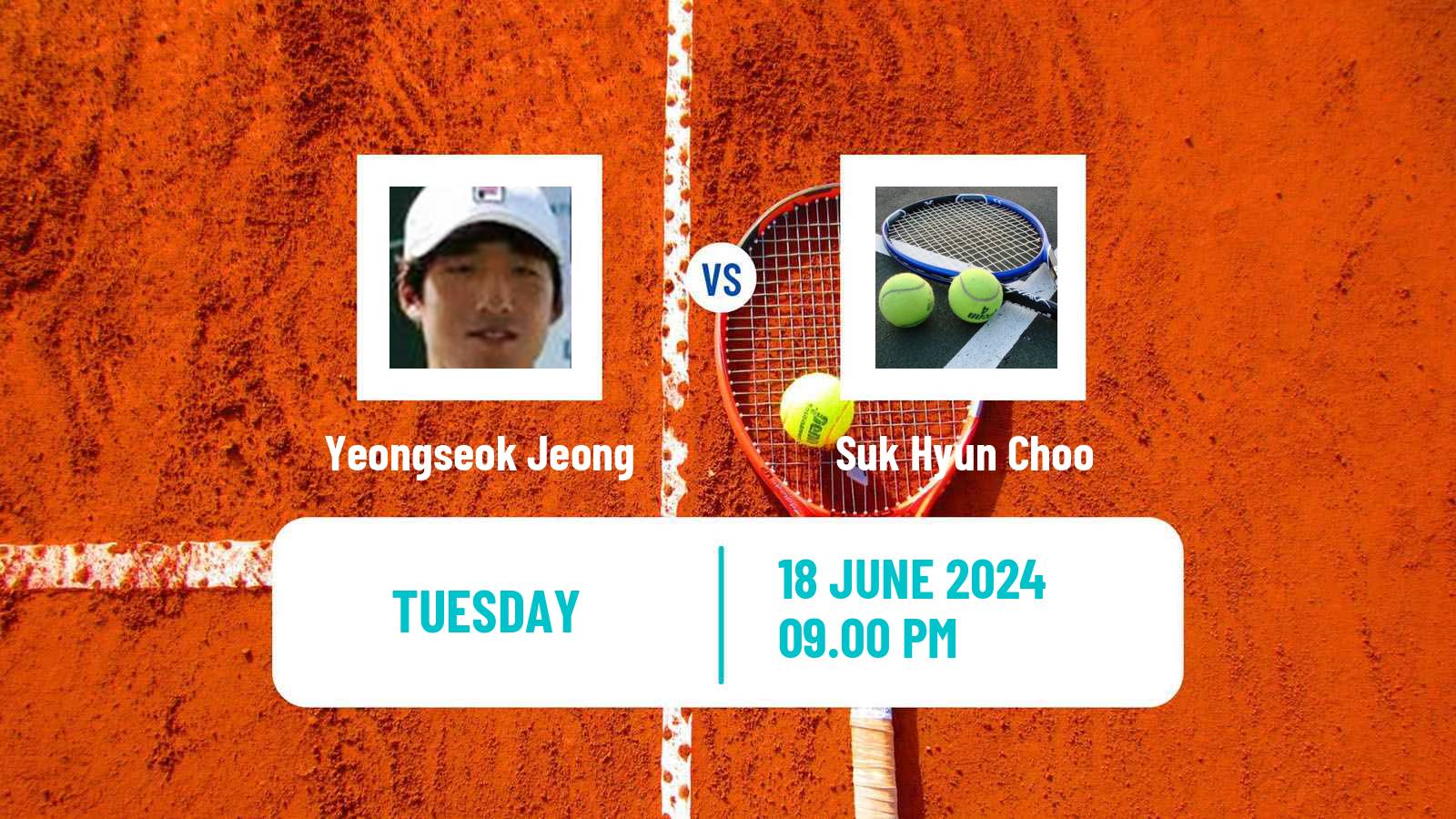 Tennis ITF M25 Changwon Men Yeongseok Jeong - Suk Hyun Choo