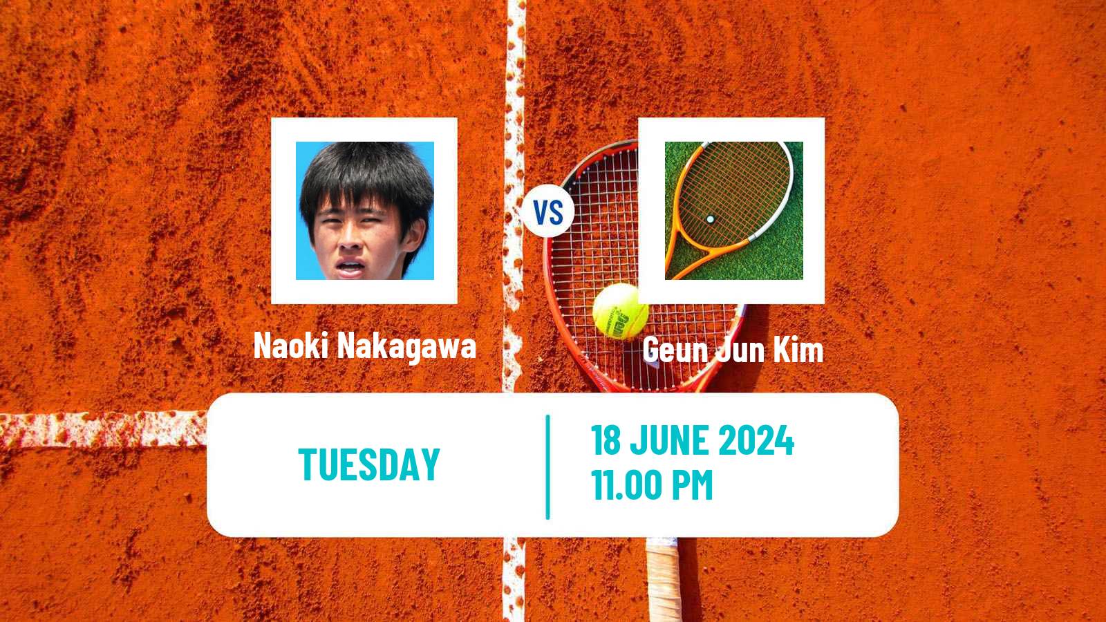 Tennis ITF M25 Changwon Men Naoki Nakagawa - Geun Jun Kim