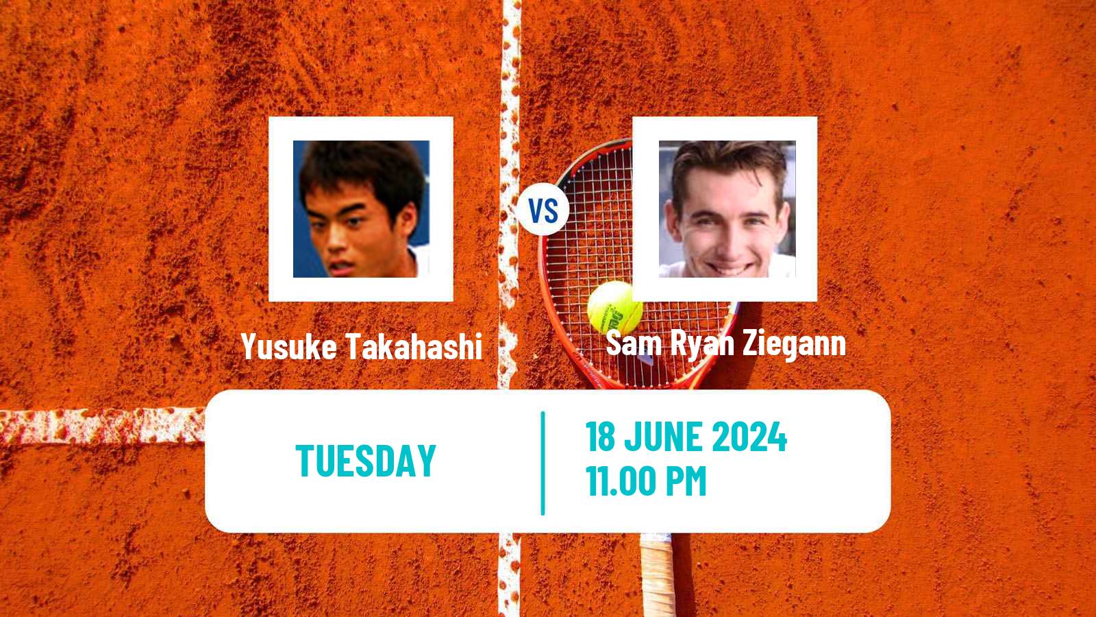 Tennis ITF M25 Changwon Men Yusuke Takahashi - Sam Ryan Ziegann