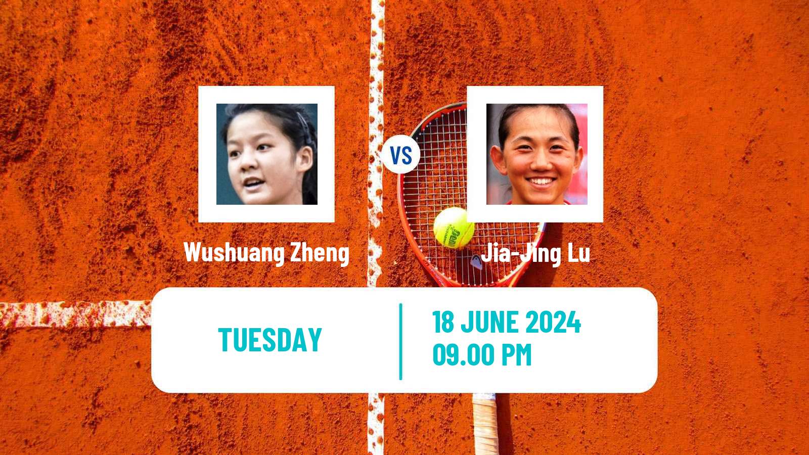 Tennis ITF W35 Luzhou Women Wushuang Zheng - Jia-Jing Lu
