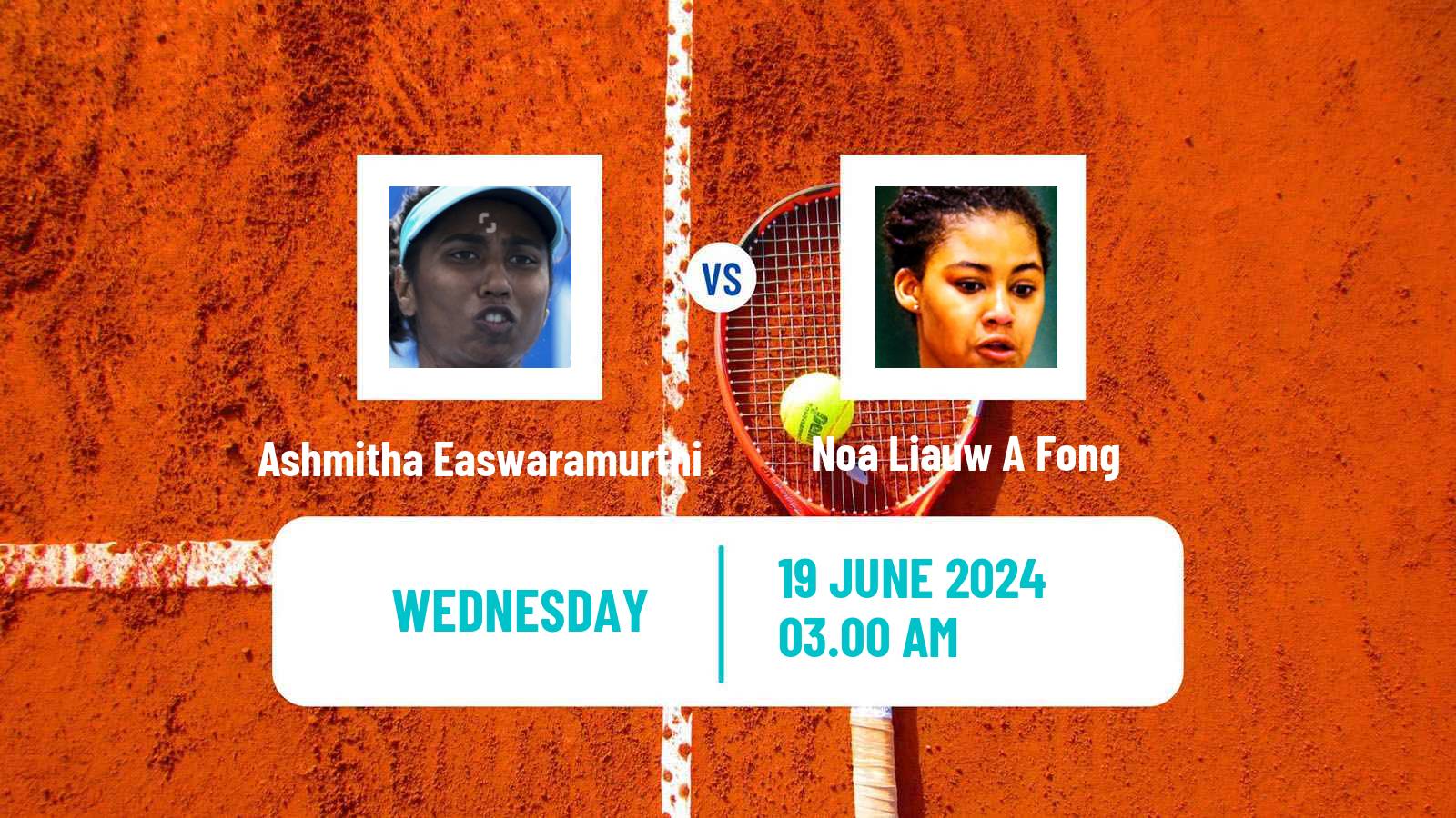 Tennis ITF W15 Hillcrest Women Ashmitha Easwaramurthi - Noa Liauw A Fong