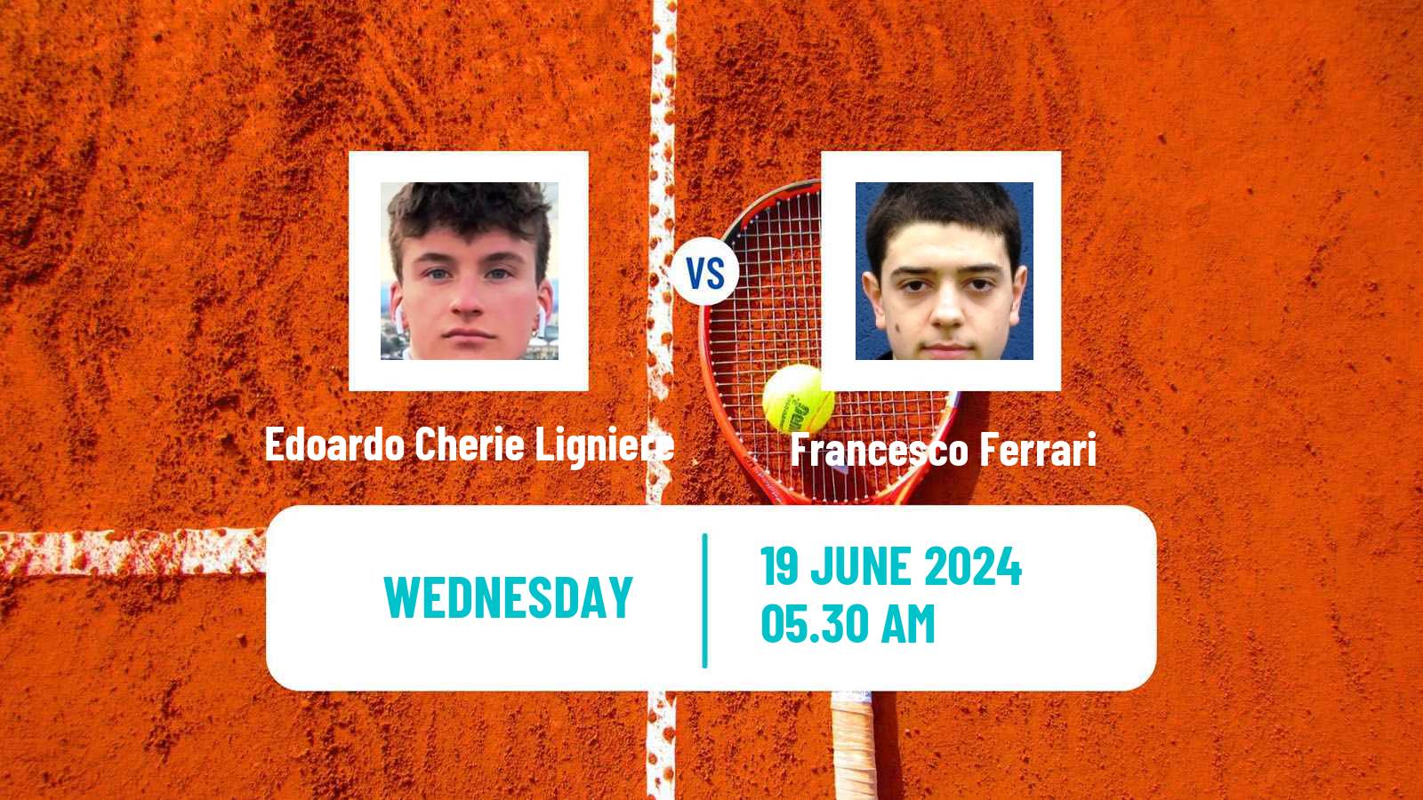 Tennis ITF M15 Nyiregyhaza 2 Men Edoardo Cherie Ligniere - Francesco Ferrari