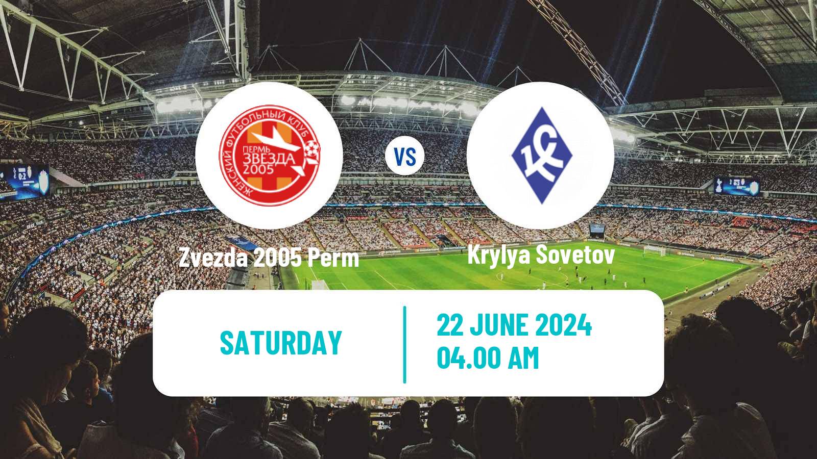 Soccer Russian Supreme Division Women Zvezda 2005 Perm - Krylya Sovetov