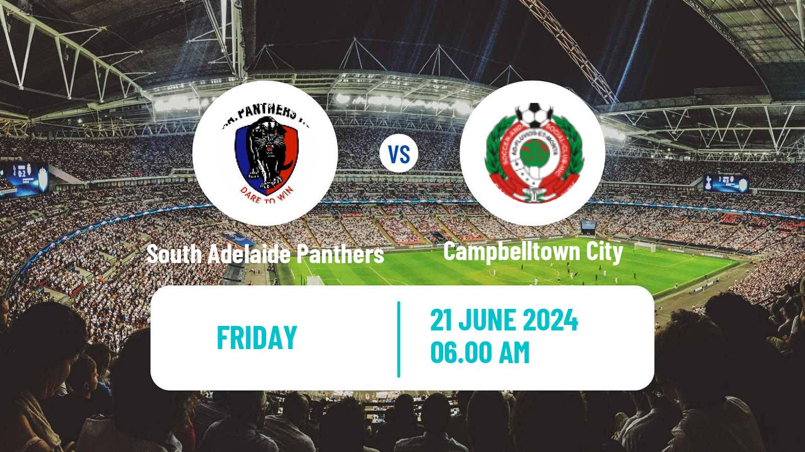 Soccer Australian NPL South Australian South Adelaide Panthers - Campbelltown City