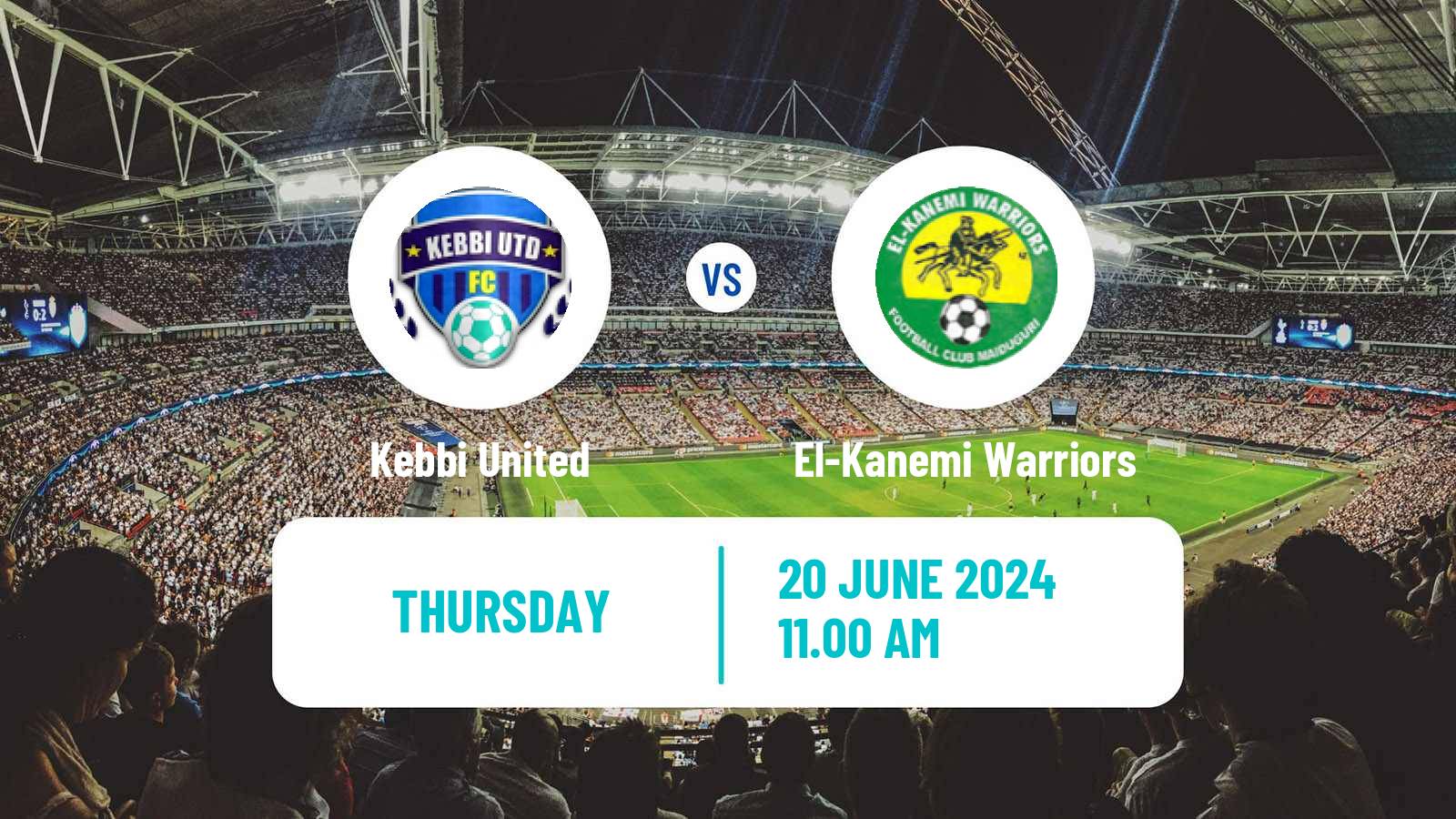 Soccer Nigerian Aiteo Cup Kebbi United - El-Kanemi Warriors